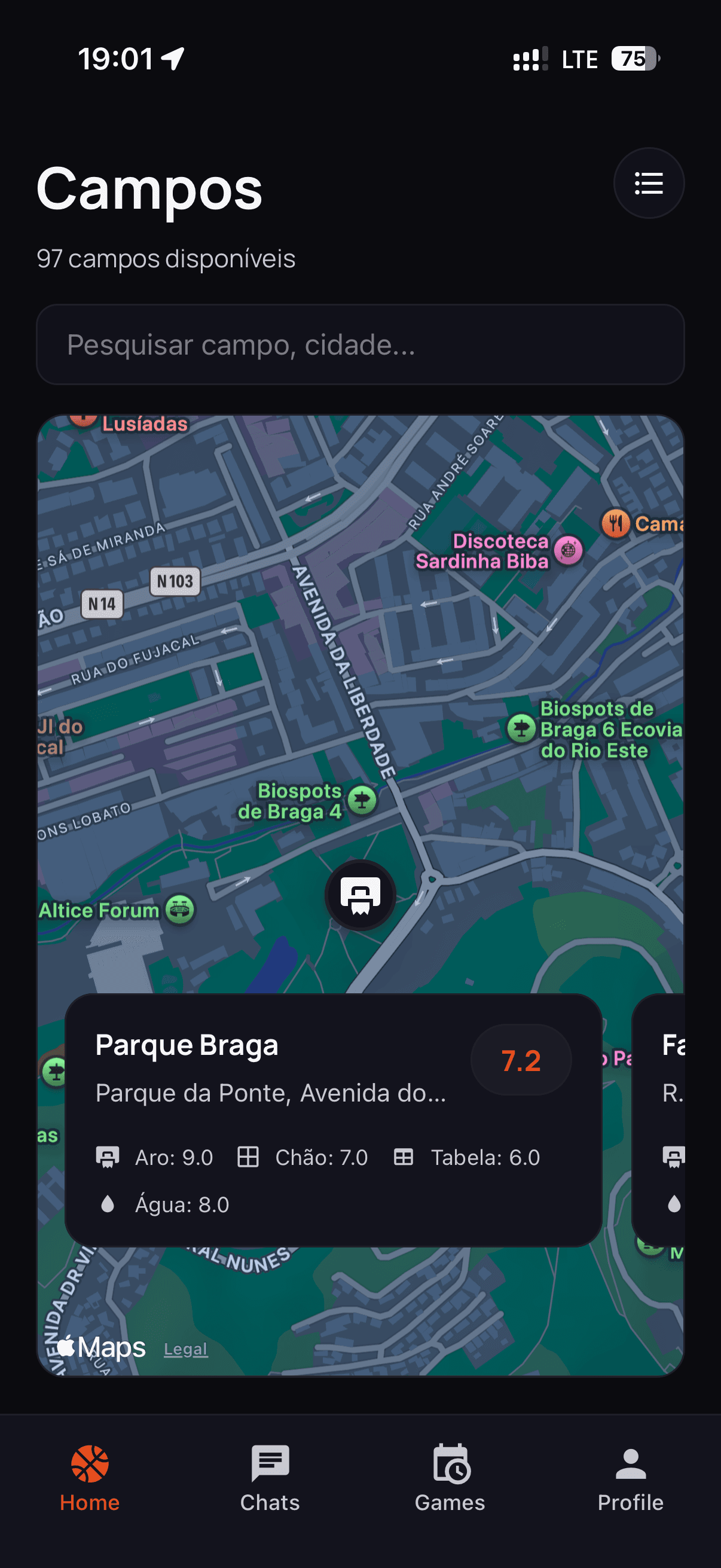 Map Screen
